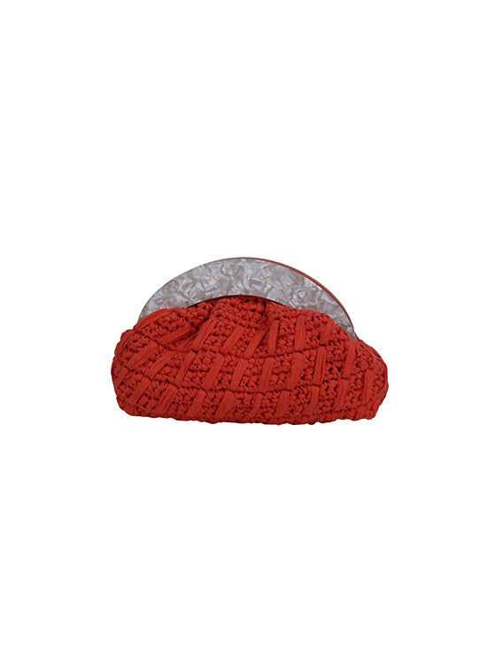 Mini Orange Raffia