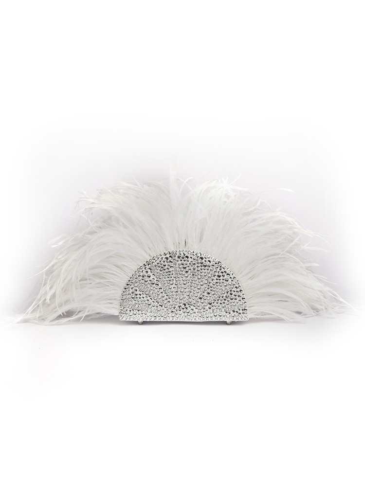 Ivory Feather Fan