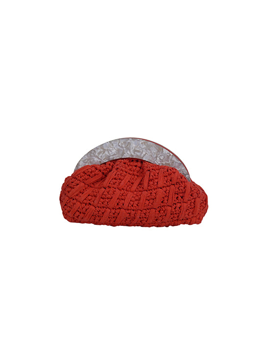 Mini Orange Raffia